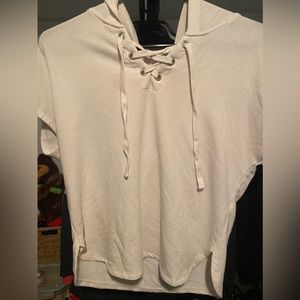 Garage shirt with hoodie